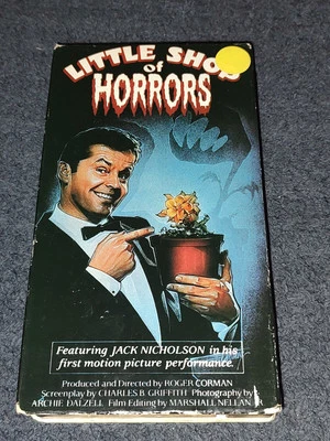 Little Shop Of Horrors VHS Jack Nicholson Atomic Age Cult Classic Horror Sci-fi - Image 1 of 4