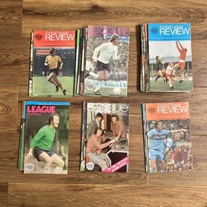 Football League Review & League Football Magazines Job Lot. X 39 Inc Stoke LC F - Picture 1 of 10