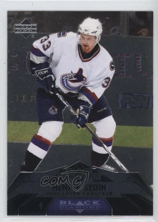 2007-08 Upper Deck Black Diamond Henrik Sedin #77 HOF - Image 1 of 2
