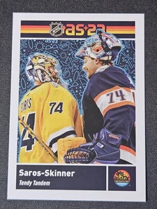 23-24 Topps Juuse Saros Stuart Skinner All Star 🚨🚨🚨 Tendy Tandem - Picture 1 of 4