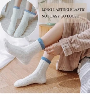 TEHOOK Fuzzy Socks for Women, Warm Soft Fluffy Cozy Plush Winter Socks 6 Pairs - Picture 1 of 6