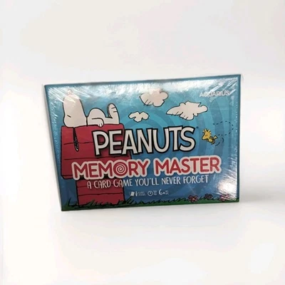 Memory Master Card Game Peanuts Edition Sealed NEW - Image 1 of 4
