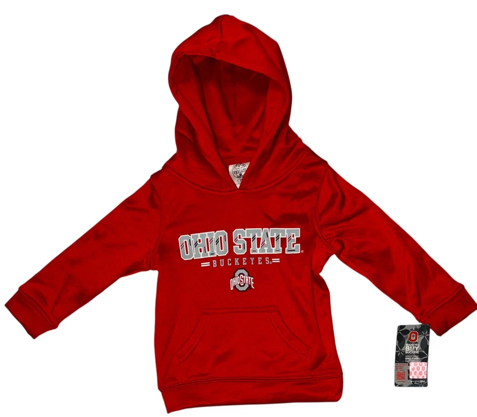 Огайо штата Buckeyes толстовка с капюшоном Nike ребенка ясельного возраста 3T пуловер Therma-Fit толстовка красный - Изображение 1 из 4