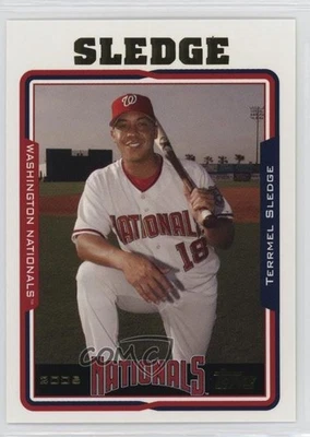 2005 Topps Washington Nationals Box Set Terrmel Sledge #16 - Image 1 of 2