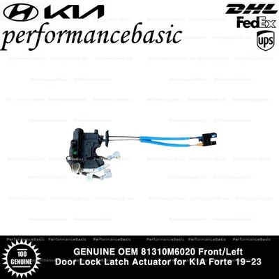 GENUINE OEM 81310M6020 Front/Left Door Lock Latch Actuator for KIA Forte 19-23 - Image 1 of 2