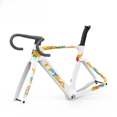 Road Bike Carbon Fiber Molding Aero Frame Bottom Bracket BB86 Bicycle Frameset  - Image 1 of 4