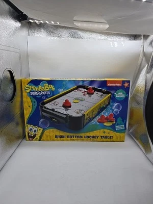 New Nickelodeon Spongebob Squarepants Bikini Bottom Air Hockey Table - Image 1 of 4