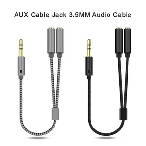 AUX Cable Jack 3.5MM Audio Cable Male to Double Female Stereo Audio Cable - Zdjęcie 1 z 9