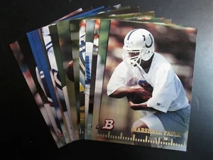 Juego de equipo Bowman Indianapolis Colts 1994 (14c) Marshall Faulk radiocontrol - Imagen 1 de 1