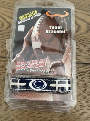 Penn State Team Bracelet Leather New in Package Cover