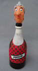 Antique Bottle Glass Humor Deco Large Mother Christmas Old French Bottle