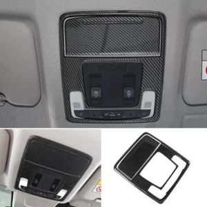 Carbon Fiber 2X Front Reading Light Lamp Cover Trim For Honda CR-V CRV 2023 2024 - Picture 1 of 7