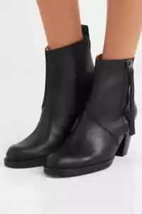 ACNE STUDIOS The Pistol Lederstiefelette mit Stacked Heel Stiefel 36 - Bild 1 von 14