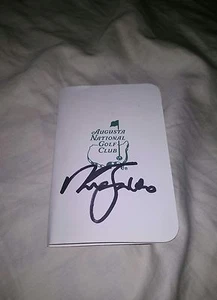 Nick Faldo PGA Golf Signed Masters Score Card - Picture 1 of 3