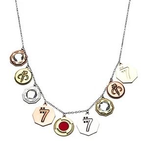 Star Wars Schmuck Damen Basis Metall Sabacc Münze Anhänger Halskette - Bild 1 von 2