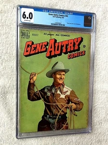 Gene Autry Comics #42 CGC 6.0 OFF-WHT PGS Photocovers Front/Rear Dell Aug 1950 - Bild 1 von 10