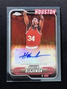 2024-25 Topps Chrome Basketball Hakeem Olajuwon #TCA-HO Autographs Auto Rockets - Picture 1 of 2