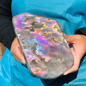 2100g Natural Mermaid Labradorite Crystal Rough Polished Specimen KH2292 - Picture 1 of 14