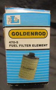 Goldenrod 470-5 Fuel Filter Element~Easy Installation~Original Box - Foto 1 di 12