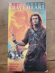 1995 BRAVEHEART  Mel Gibson VHS Movie 2 Tape Set Tested Working  - Picture 1 of 5