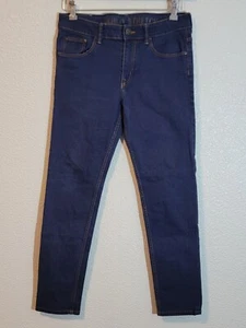 hm jeans girls size 12-13y skinny stretch mid rise adjustable waist denim blue - Picture 1 of 11