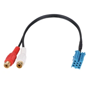 Aux Cable For Blaupunkt 8 Pin To 2 RCA Female Car Audio Cable - Bild 1 von 1