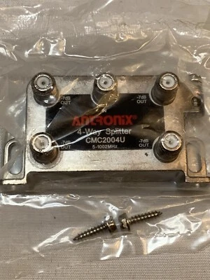 Qty. 25 - ANTRONIX CMC2004U 4-WAY HD DIGITAL HIGH PERFORMANCE COAX SPLITTER - Image 1 of 3
