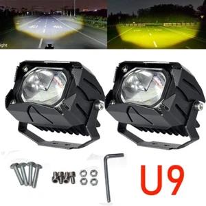 Bright 60W Motorcycle Headlight LED Spotlight Motor Auxiliary Lightings 12V 24V - Bild 1 von 18