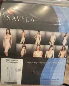 Sealed Brand New Isavela Body Suit 3/4 Sleeves Ankle Length 3XL. Comprexxwear - Picture 1 of 2