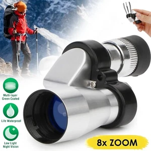 HD Night Vision Mini Pocket Monocular Telescope Zoom Camping Outdoor For Hunting - Picture 1 of 7