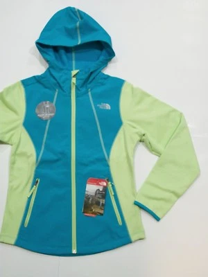 Nueva etiqueta Niñas The North Face Bluebird Verde Kilovatio Vellón Chaqueta con Capucha M L XL Foto 1 de 4