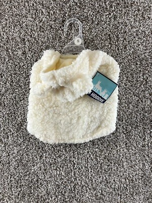 Sudadera con Capucha Sherpa Marfil Talla S con Orejas Camisa Ropa Exterior para Mascotas Cálida Foto 1 de 4