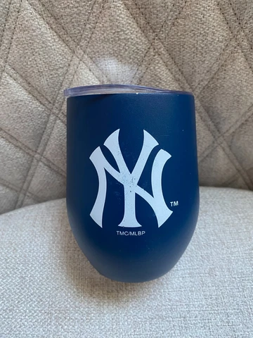 MLB NEW YORK YANKEES CURVED ULTRA TUMBLER INSULATED STAINLESS STEEL 16 oz CUP Cover