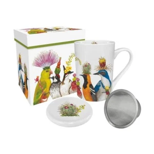 "Taza con colador y tapa ""The Entourage" - Imagen 1 de 1