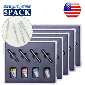 Dental Endo Glass Quartz Fiber Post Root Canal Pins Straight Files&4 Drill 5Pack - Picture 1 of 4