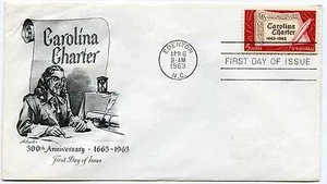 Carolina Charter Artmaster 1230, FDC - Imagen 1 de 1