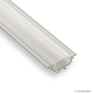 10 x SO-Tech LED Profil-55 Eckprofil 2m mit klarer Abdeckung für LED Streifen - Bild 1 von 1