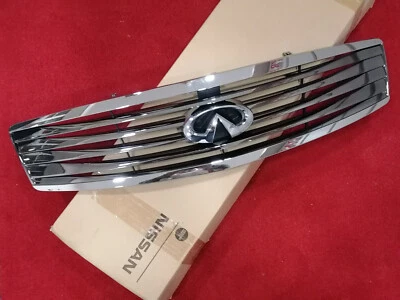 62070JL00B GENUINE INFINITI 08-15 Q37 Q70 COUPE/CONVERTIBLE CHROME FRONT GRILLE - Imagem 1 de 4