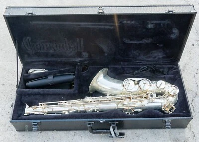 Saxofón tenor chapado en plata Cannonball T5-S Big Bell Stone Series Foto 1 de 4