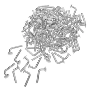 100 Piezas Clips de Estantería Pila de Peso Pin Hebilla Galvanizada Estante Seguridad - Imagen 1 de 12