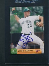 2003 Multi Ad Sports #22 Dennis Sarfate Snappers Signed Auto *C6399