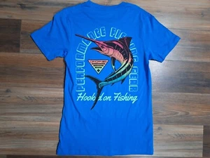 Columbia Shirt Mens S PFG Blue Short Sleeve New With Tag - Picture 1 of 18