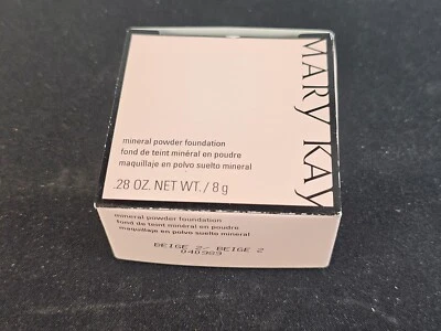 Mary Kay Mineral Powder Foundation Beige 2 New in Box  discontinued 040989 - Image 1 of 3