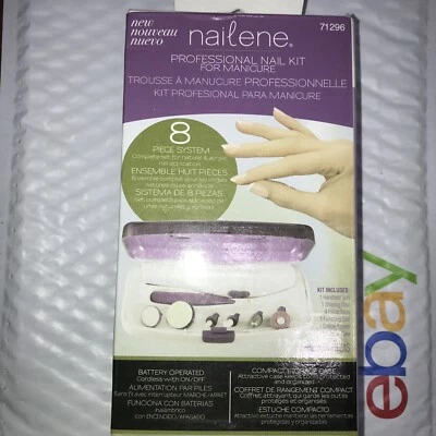 Nailene 71296 8шт PRO ногтей набор беспроводной натуральный и акриловый маникюр инструмент набор uns - Изображение 1 из 4