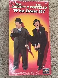*ein Besitzer!* Wer hat es getan? 1942 sehr nah neuwertig VHS Video Bud Abbott Lou Costello - Bild 1 von 2