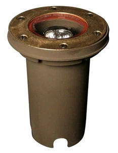 FX Luminaire RPNLRGBS | RP Well Light, No Lamp, Ring Faceplate in Natural Brass - Picture 1 of 3