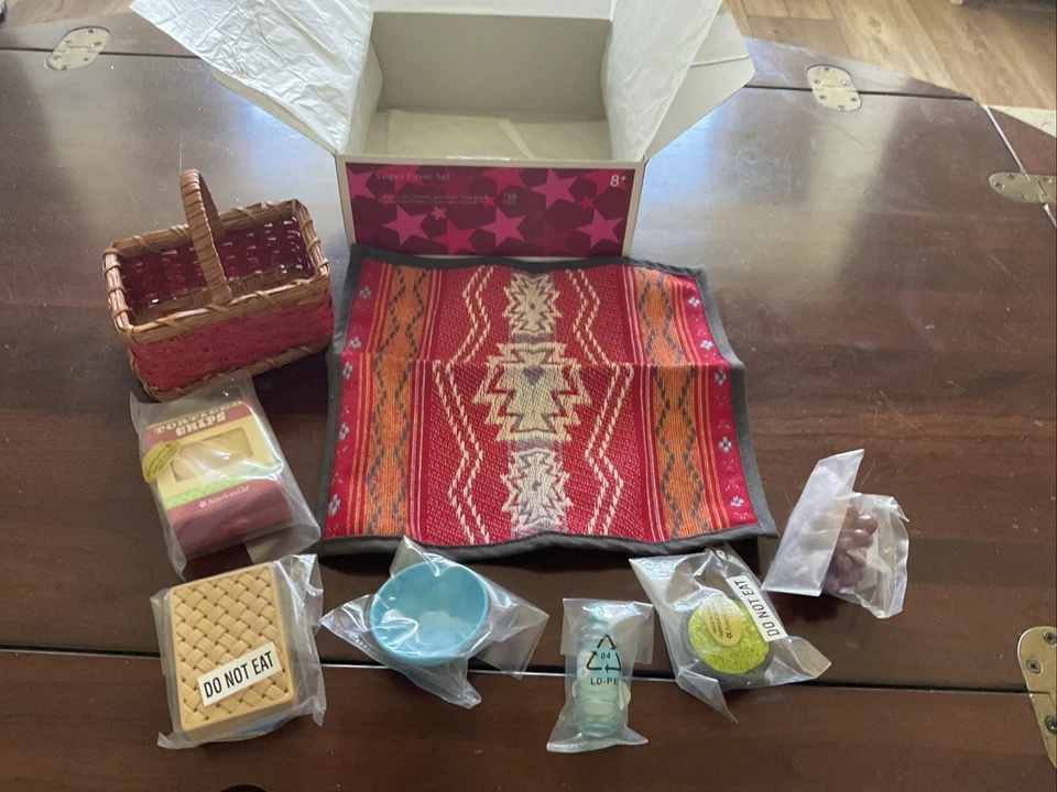 American Girl Ltd Edition 2013 Saige Picnic Set Retired