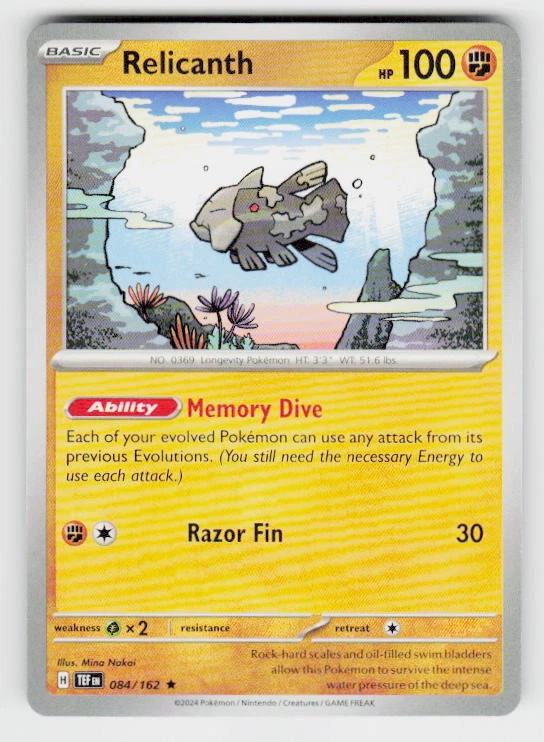 SV05: Temporal Forces #084/162 Relicanth - Image 1 of 2