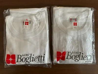 BOGLIETTI SET 2 MAGLIE INTIMO UOMO FILO DI SCOZIA MANICA CORTA BIANCO TG. 5/L - Immagine 1 di 2