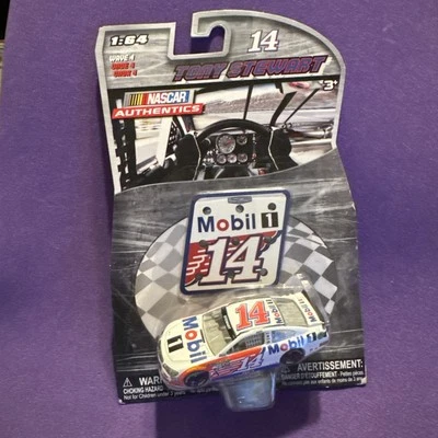 Tony Stewart #14 Mobil 1 /64 NASCAR Authentics Diecast - Wave 4 - Image 1 of 2